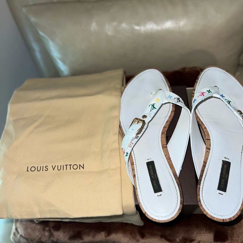 Louis Vuitton Multicolor Monogram Sandals